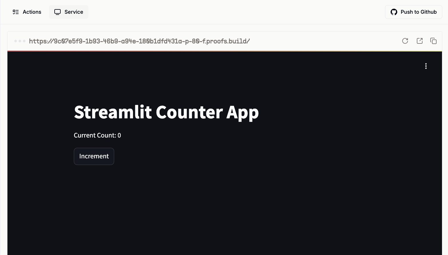 Unique URL for each port
